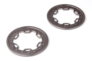 Gmade 1.9 Aluminum Ring Beadlock Ring CL (Gun Metal) (2): GOM