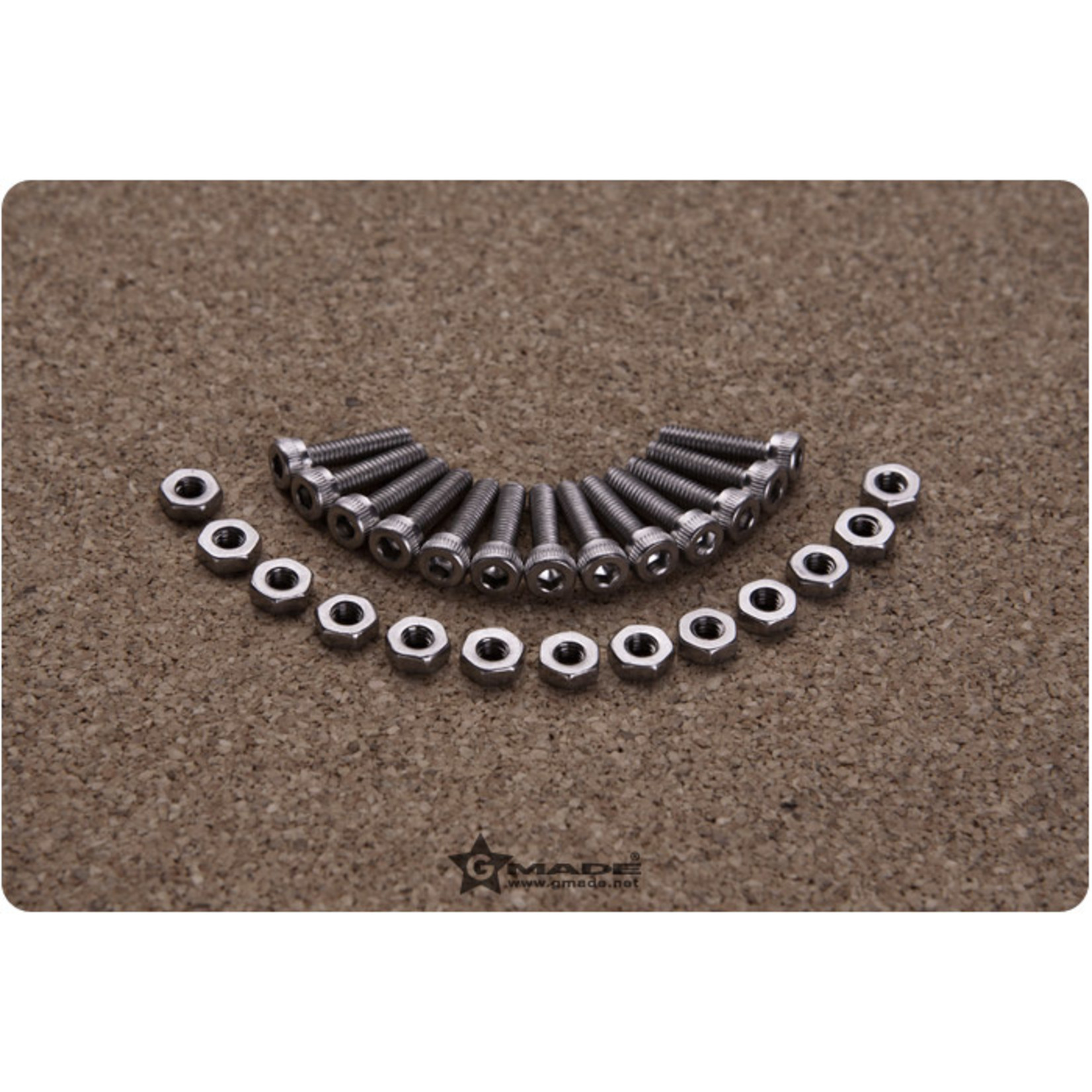 Gmade Stainless Steel Hex Bolts & Nuts for 1.9 VR01 Beadlocks Extreme