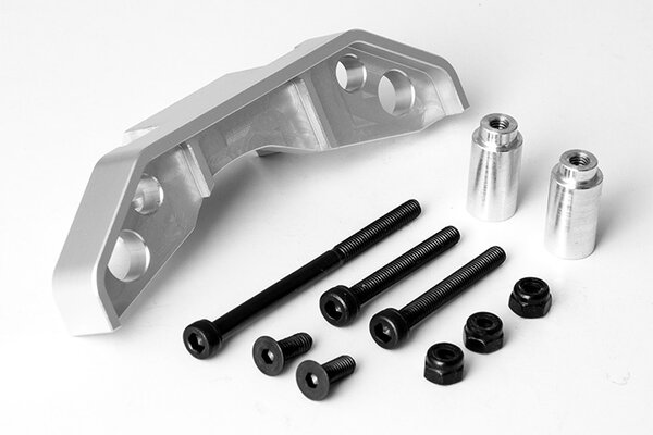 Gmade R1 Rear Axle Truss Upper Link Mount (Silver)