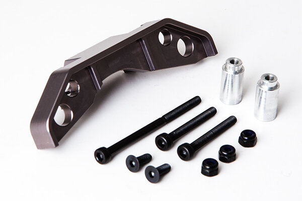 Gmade R1 Rear Axle Truss Upper Link Mount (Titanium Gray)