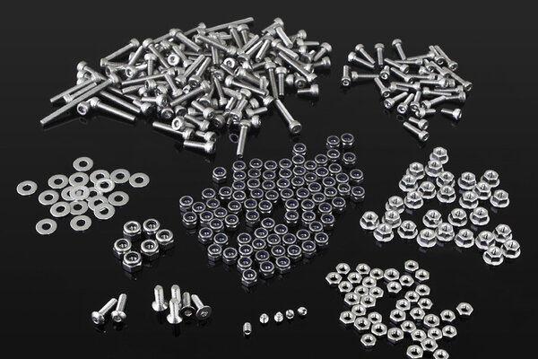 Gmade Stainless steel hex bolts & nu for GS01 4-link chassis