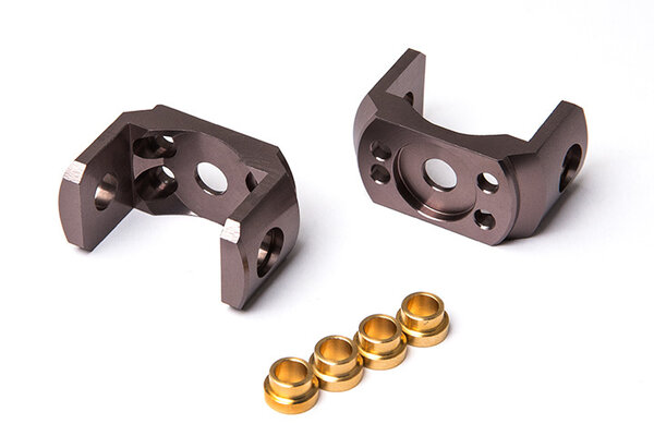 Gmade Aluminum C-Hub Carrier (Titanium Gray) (2) for GS01