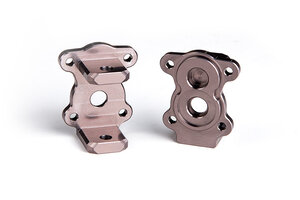 Gmade Aluminum C-Hub Carrier (2) Titanium Gray for R1 Axle. Gmade Aluminum C-Hub Carrier (2) Titanium Gray for R1 Axle.