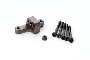 Gmade Adjustable Upper Link Mount for R1 Axle (Titanium Gray)