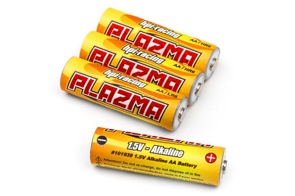 HPI Racing HPI Plazma 1.5V Alkaline AA Battery (4pcs)