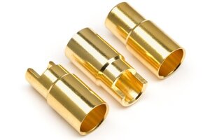 HPI Racing Female Gold Connectors (6.0mm Dia) (3pcs)