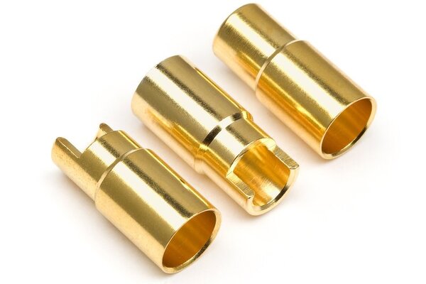 HPI Racing Female Gold Connectors (6.0mm Dia) (3pcs)