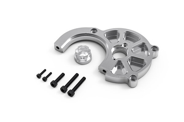 Gmade GR01 Aluminum Motor Mount Set (Silver): GOM