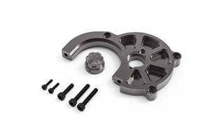 Gmade GR01 Aluminum Motor Mount Set (Titanium Gray): GOM Gmade GR01 Aluminum Motor Mount Set (Titanium Gray): GOM