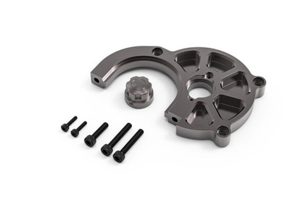 Gmade GR01 Aluminum Motor Mount Set (Titanium Gray): GOM