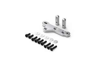 Gmade GA60 Aluminum Axle Servo Mount (Silver): GOM Gmade GA60 Aluminum Axle Servo Mount (Silver): GOM