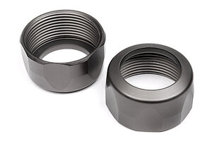 HPI Racing Shock Cap 20X12mm (Gunmetal (2/pcs) Baja 5