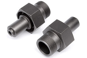 HPI Racing 24mm Front Hex Hub (Gunmetal/2pcs) Baja 5B D-Box