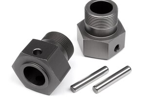 HPI Racing Wheel Hex Hub 24X27mm (Gunmetal/2pcs) Baja