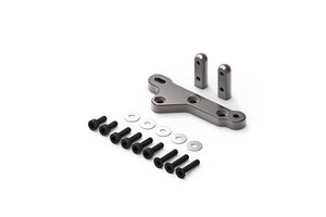 Gmade GA60 Aluminum Axle Servo Mount (Titanium Gray): GOM Gmade GA60 Aluminum Axle Servo Mount (Titanium Gray): GOM