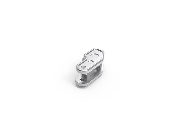 Gmade GR01 Aluminum Panhard Bar Frame Mount (Silver): GOM