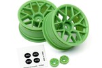 HPI Racing RTR Wheel 26mm Green (6mm Offset/2pcs)