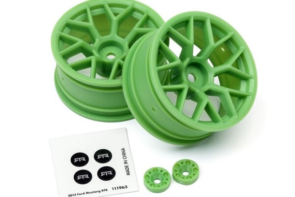 HPI Racing RTR Wheel 26mm Green (6mm Offset/2pcs)