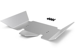 Gmade GR01 Aluminum Skid Plate (Silver): GOM Gmade GR01 Aluminum Skid Plate (Silver): GOM
