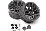 HPI Racing RTR Wheel 26mm Gunmetal (6mm Offset/2pcs)