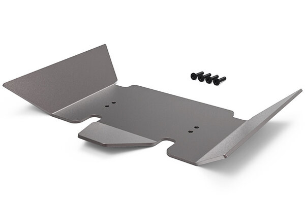Gmade GR01 Aluminum Skid Plate (Titanium Gray): GOM