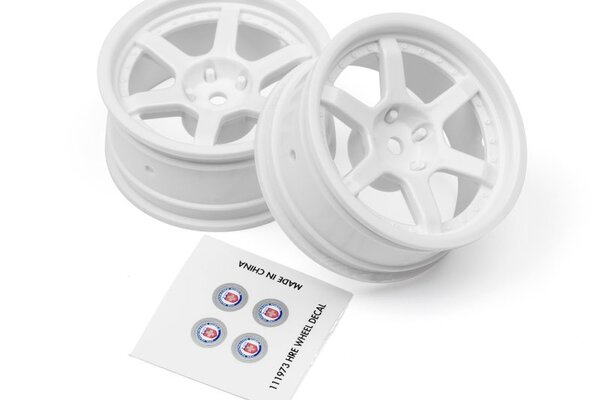 HPI Racing HRE C106 Wheel 26mm White (6mm Offset/2pcs)