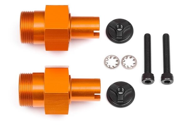 HPI Racing 24mm HD Front Hex Hub (Orange/2pcs) Baja 5B/T