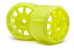HPI Racing Method Rallycross Wheel Yellow (Micro RS4/4pcs)