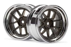 HPI Racing DY-Champion 26mm Wheel (Chrome/Bronze/6mm