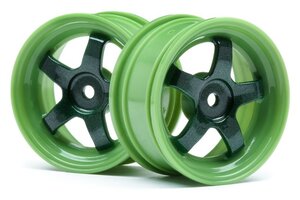 HPI Racing Work Meister S1 Wheel Green 26mm (0mm Offset/2pcs)