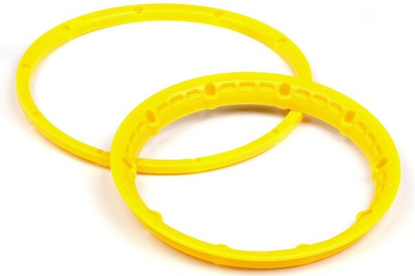 HPI Racing Heavy Duty Wheel Bead Lock Rings (Yellow/For 2 Wheels) -
