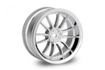 HPI Racing Work XSA 02C Wheel 26mm Chrome (3mm Offset)