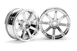 HPI Racing Work Emotion XC8 Wheel 26mm Chrome (3mm Offset)