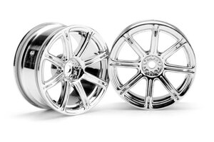 HPI Racing Work Emotion XC8 Wheel 26mm Chrome (3mm Offset)