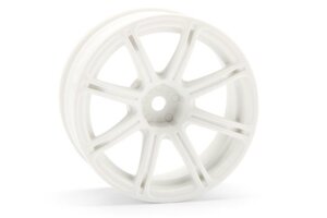 HPI Racing Work Emotion XC8 Wheel 26mm White (6mm Offset)