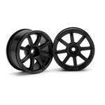HPI Racing Work Emotion XC8 Wheel 26mm Black (3mm Offset)