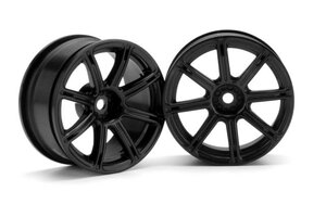 HPI Racing Work Emotion XC8 Wheel 26mm Black (3mm Offset)