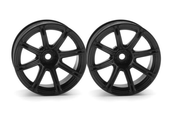 HPI Racing Work Emotion XC8 Wheel 26mm Black (9mm Offset)