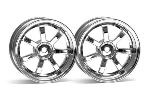 HPI Racing Rays Gram Lights 57S-Pro Wheel Chrome (6mm Offset)