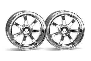 HPI Racing Rays Gram Lights 57S-Pro Wheel Chrome (9mm Offset)