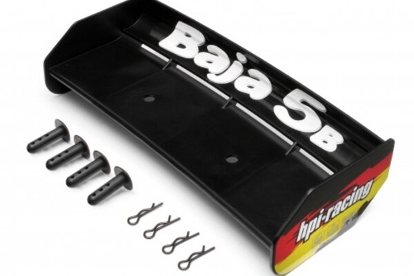 HPI Racing Wing Set (Black/Baja 5B)
