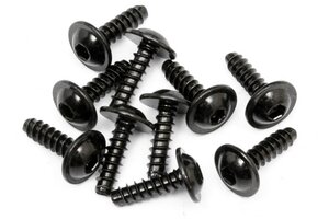 HPI Racing Tp. Flanged Screw M3X10mm (Hex Socket/10pcs)