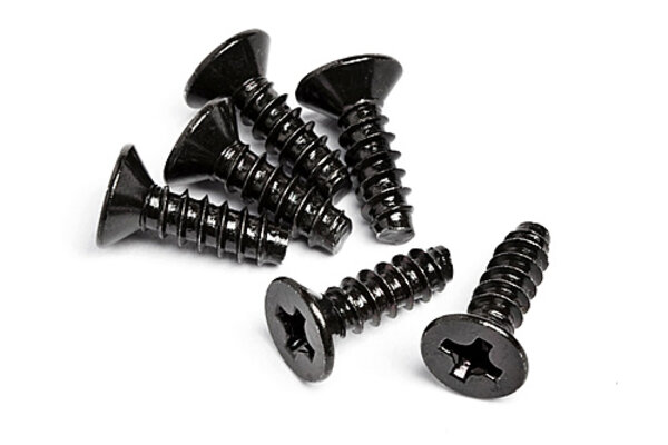 HPI Racing Tp. Flat Head Screw M3X10mm (6pcs)
