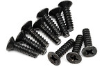 HPI Racing Tp. Flat Head Screw M3X12mm (10pcs)