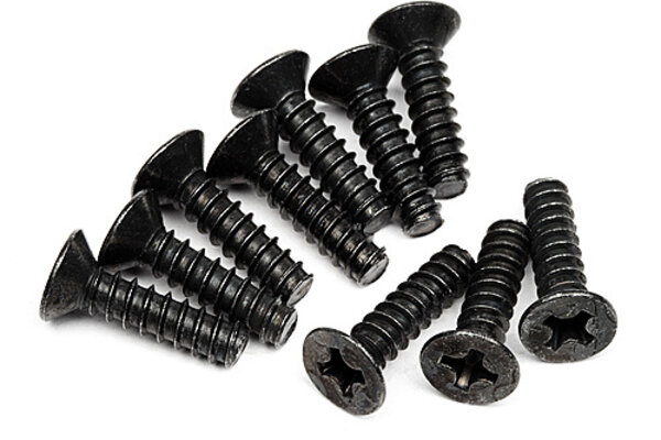 HPI Racing Tp. Flat Head Screw M3X12mm (10pcs)
