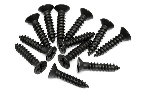 HPI Racing Tp. Flat Head Screw M3X15mm (12pcs)