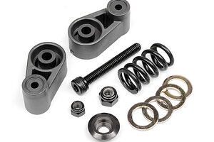 HPI Racing Servo Saver Set (Gunmetal) Baja 5SC/D-Box/Boss