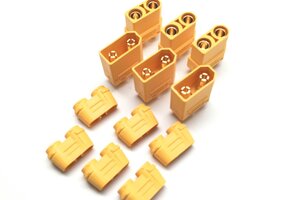 Maclan Racing MCL4115 Maclan XT90 Connector (3 Female/3 Male) (Yellow)