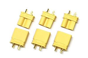 Maclan Racing XT30U connectors 3 Female + 3 Male