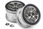 HPI Racing Split 8 Truck Wheel (Chrome/2pcs) Firestorm/Wheely